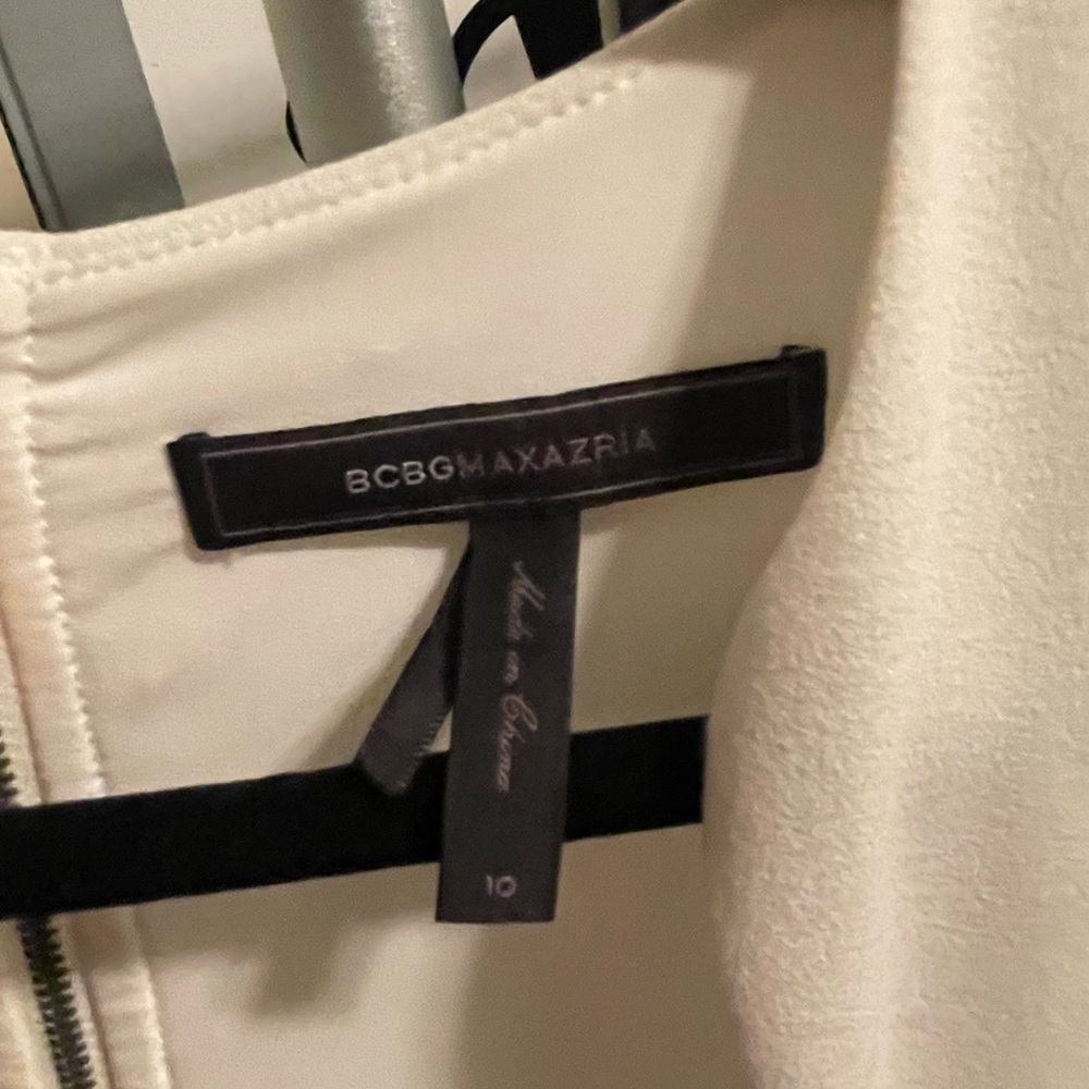 BCBG White Size 10 Dress
